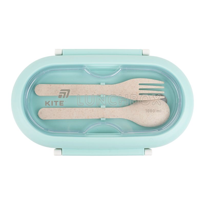 Ланчбокс з розділювачем 1000 мл, м'ятний  фото 7