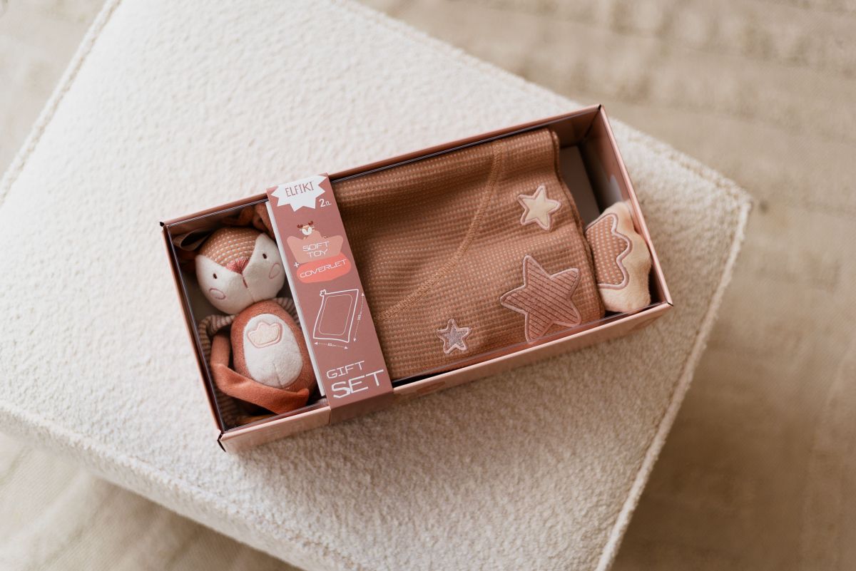 Подарунковий набір плед 85*100 з іграшкою  фото 7