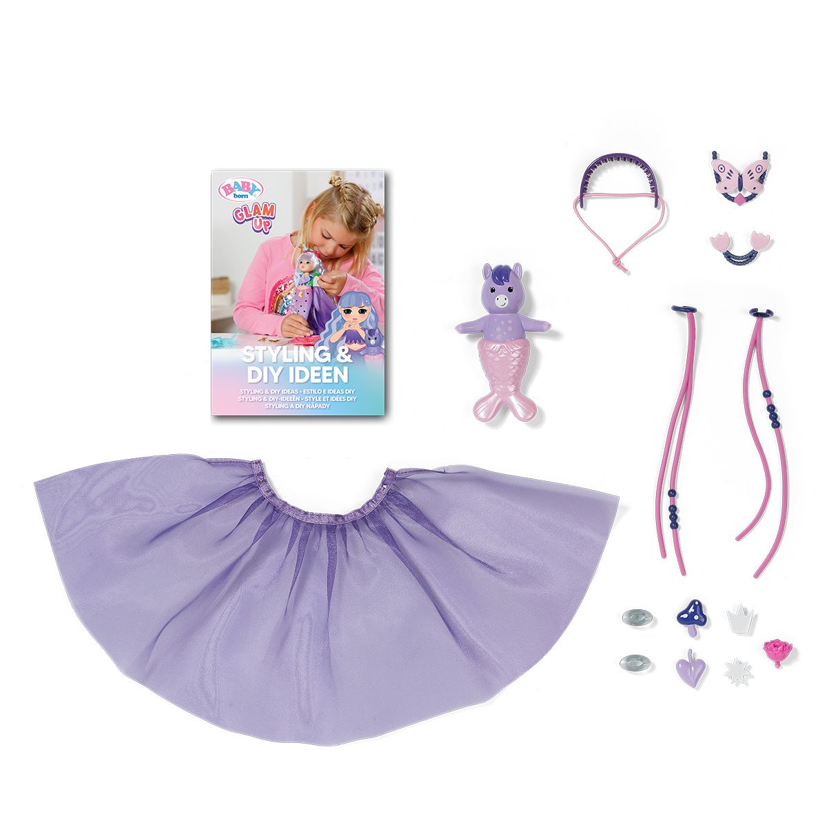 Кукла Baby Born серии Glam Up – Русалочка Аура (28 см)  фото 7