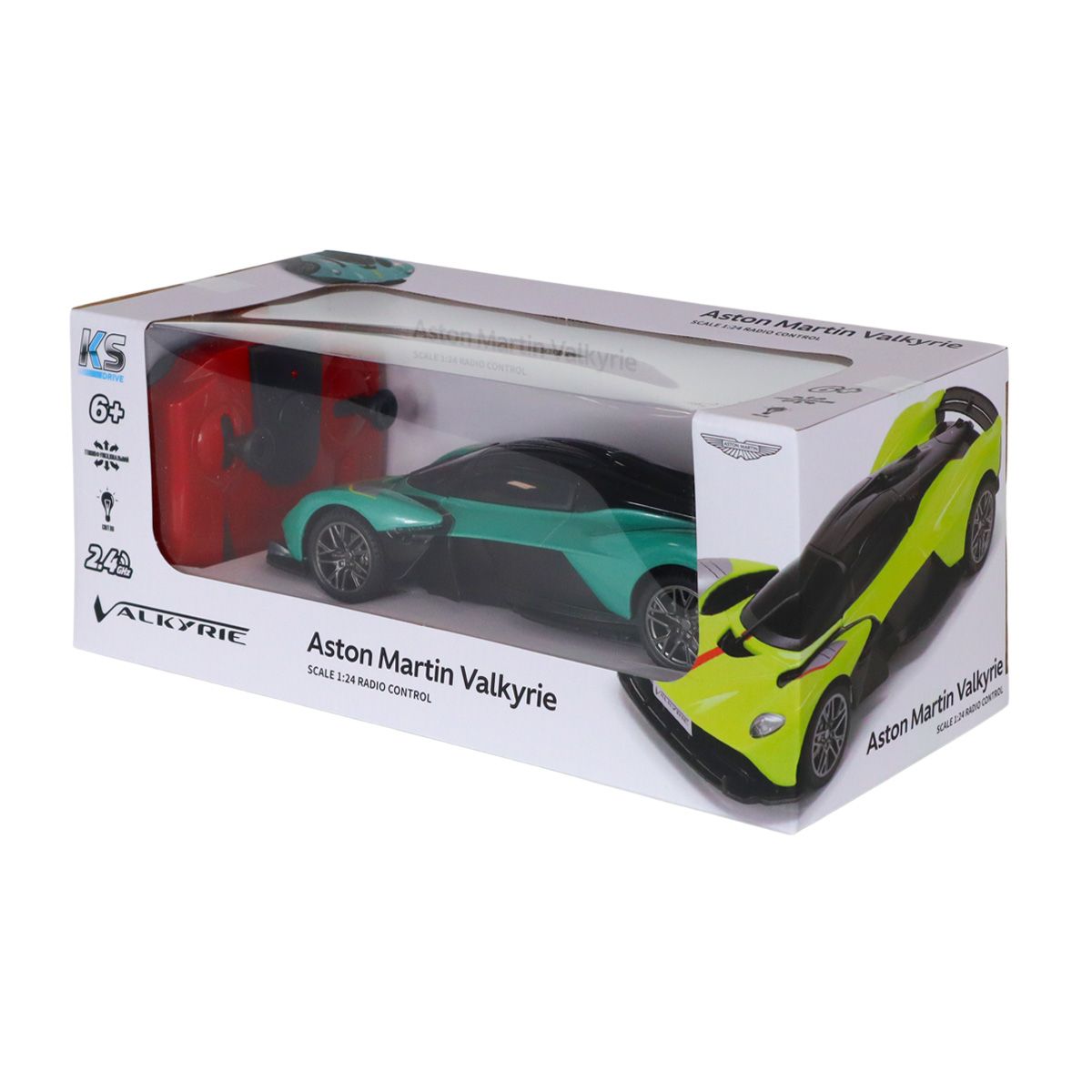 Автомобиль KS Drive на р/у - Aston Martin Valkyrie (1:24, 2. 4 ГГц, шалфейный)  фото 7