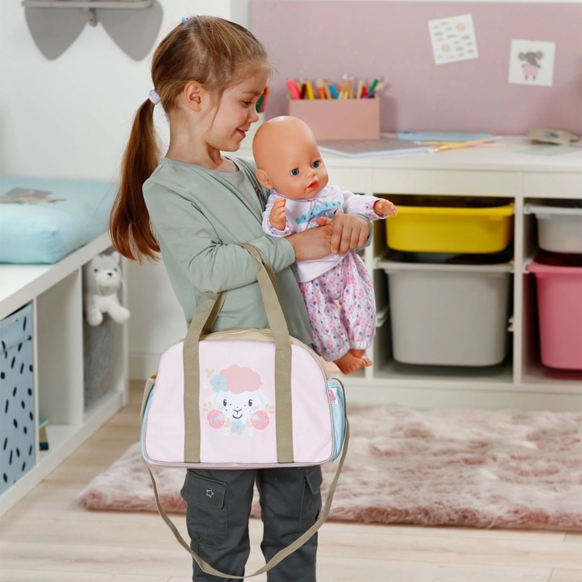 Сумка для ляльки Baby Born – Квітковий настрій  фото 7