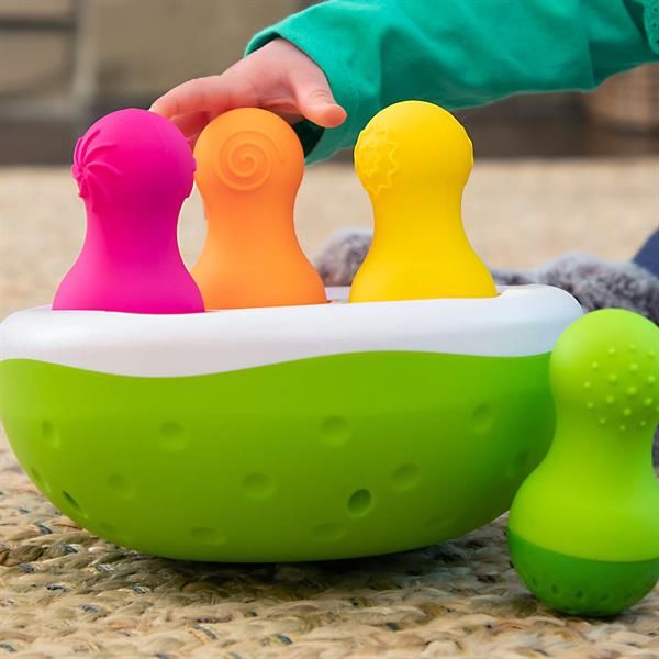 Сортер-балансир Fat Brain Toys Spinny Pins - Неваляшки  фото 7
