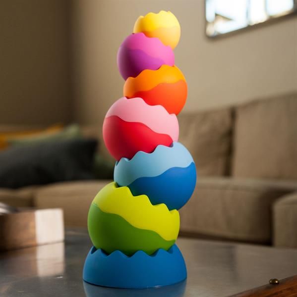 Пірамідка-балансир Fat Brain Toys Tobbles Neo  фото 7