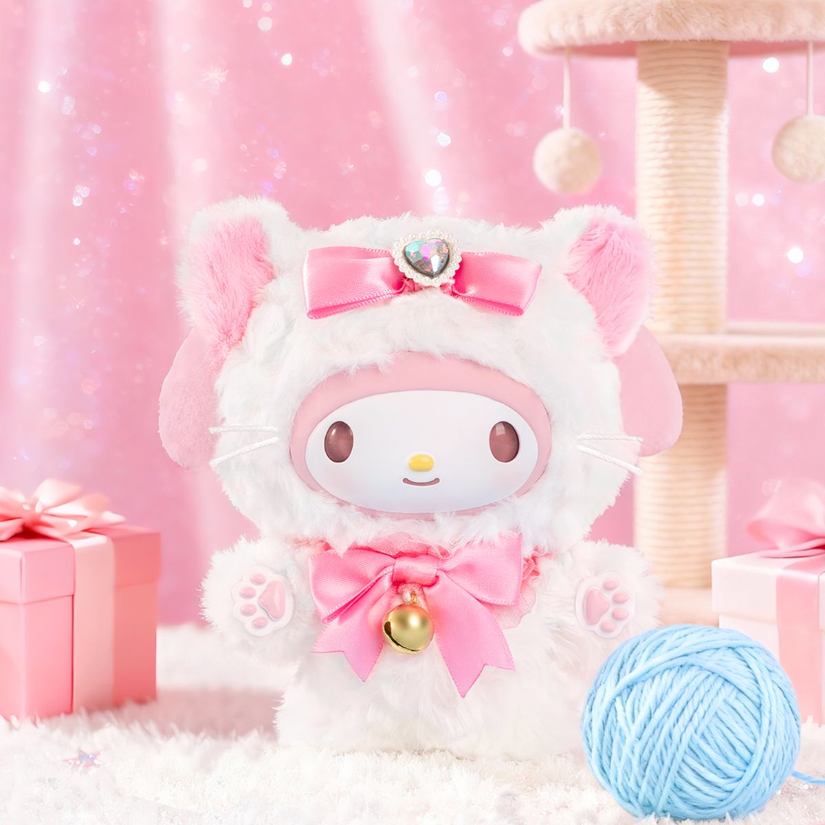 Мягкая игрушка-сюрприз на клипсе Pop Top Sanrio – Мечта с бантиком  фото 7