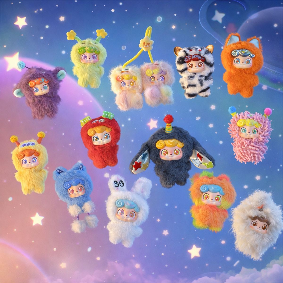 Колекційна мʼяка іграшка з кільцем POP TOP JOTOYS серії Q. Kid - Космо-хвилі  фото 7