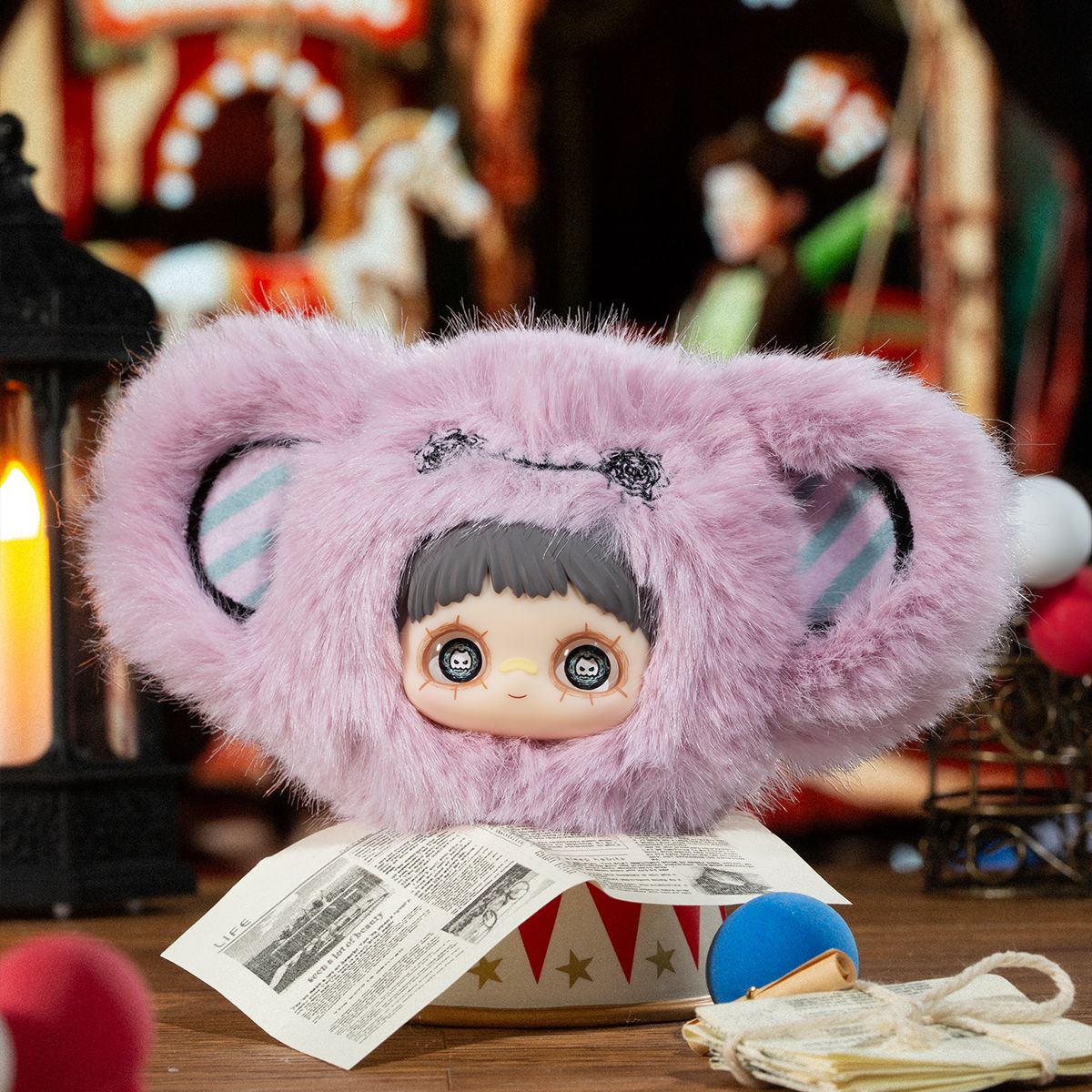 Коллекционная мягкая игрушка с кольцом POP TOP Hi TOY серии MayMei - Безумный цирк  фото 7