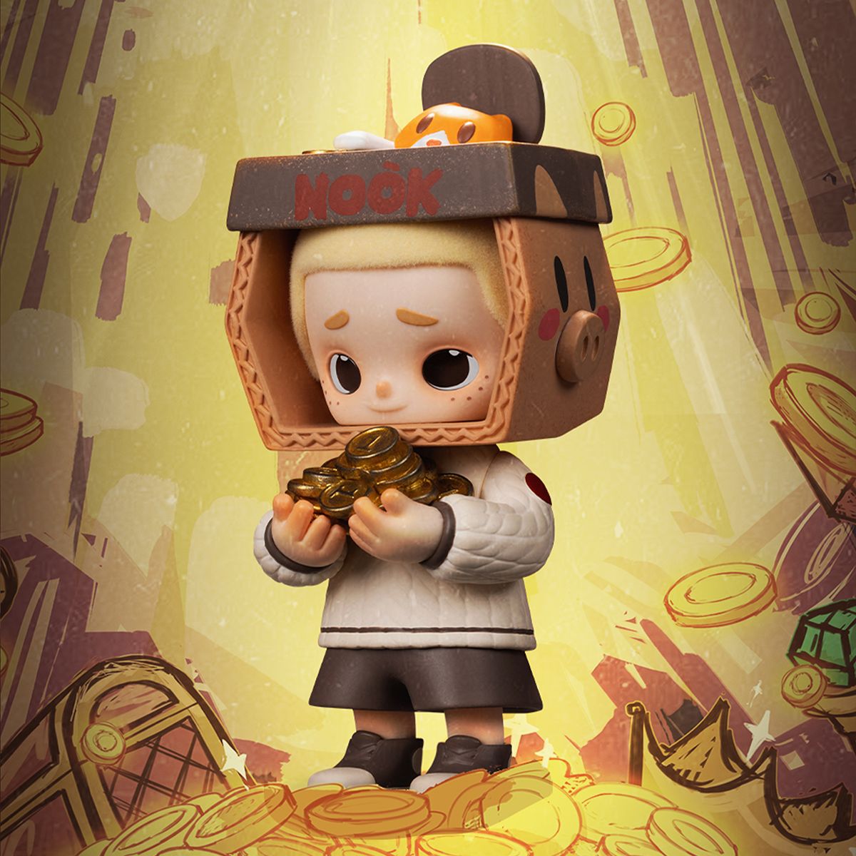 Коллекционная игрушка POP TOP 52Toys серии NOOK - Винтажный магазин  фото 7