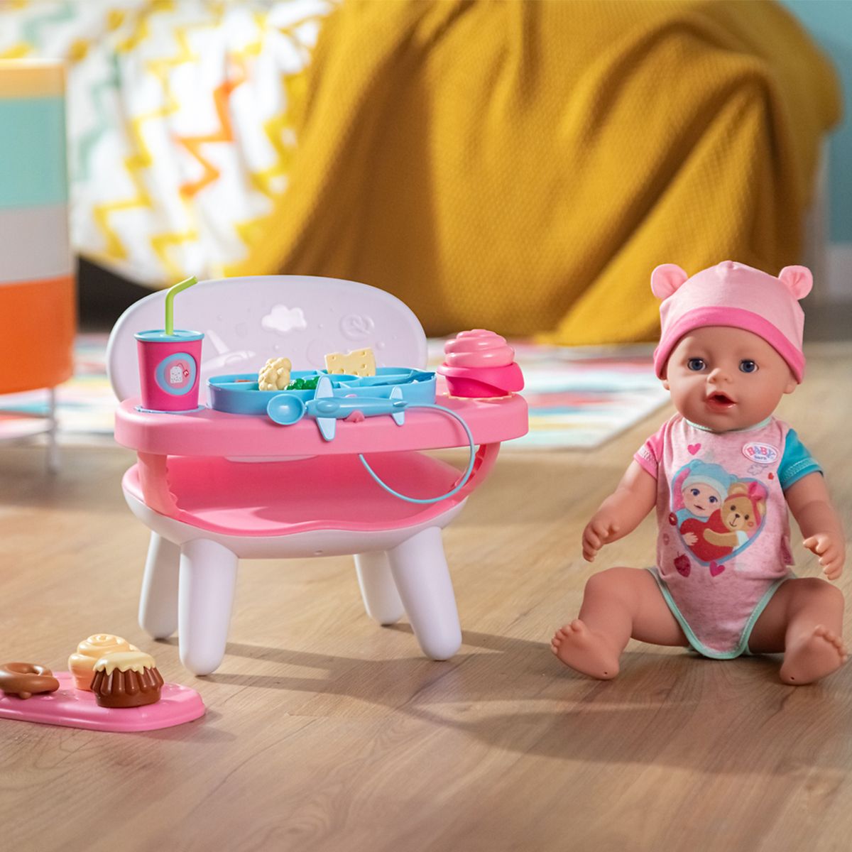 Интерактивный столик для кормления куклы Baby Born S2 – Время обеда (свет, звук)  фото 7