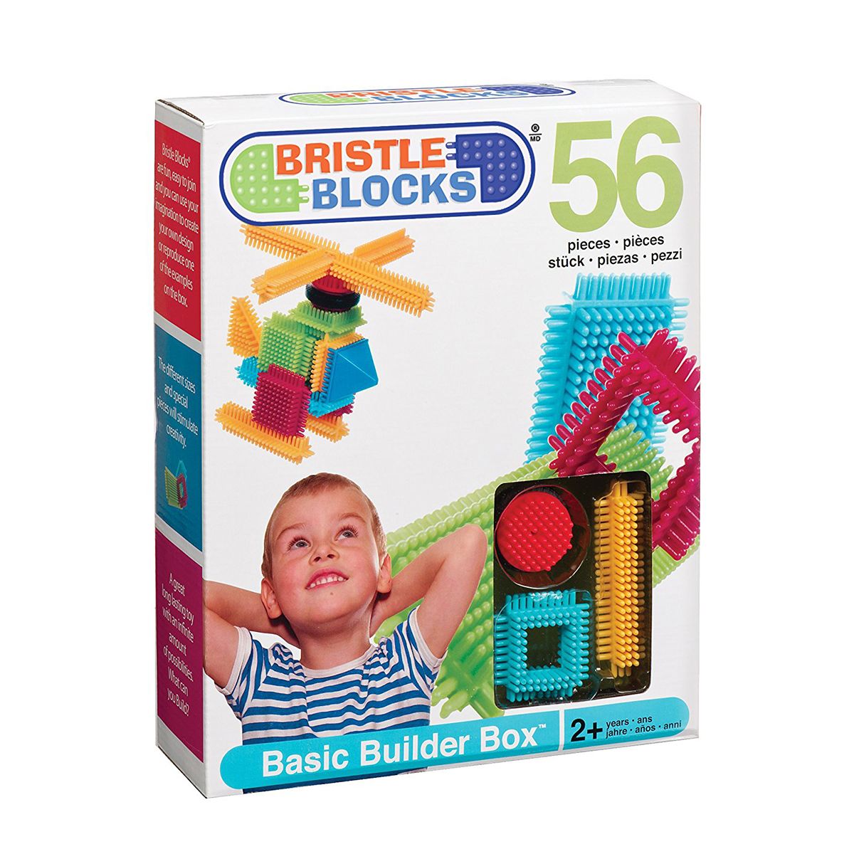 Конструктор серии Bristle Blocks - Строитель, 56 деталей  фото 7