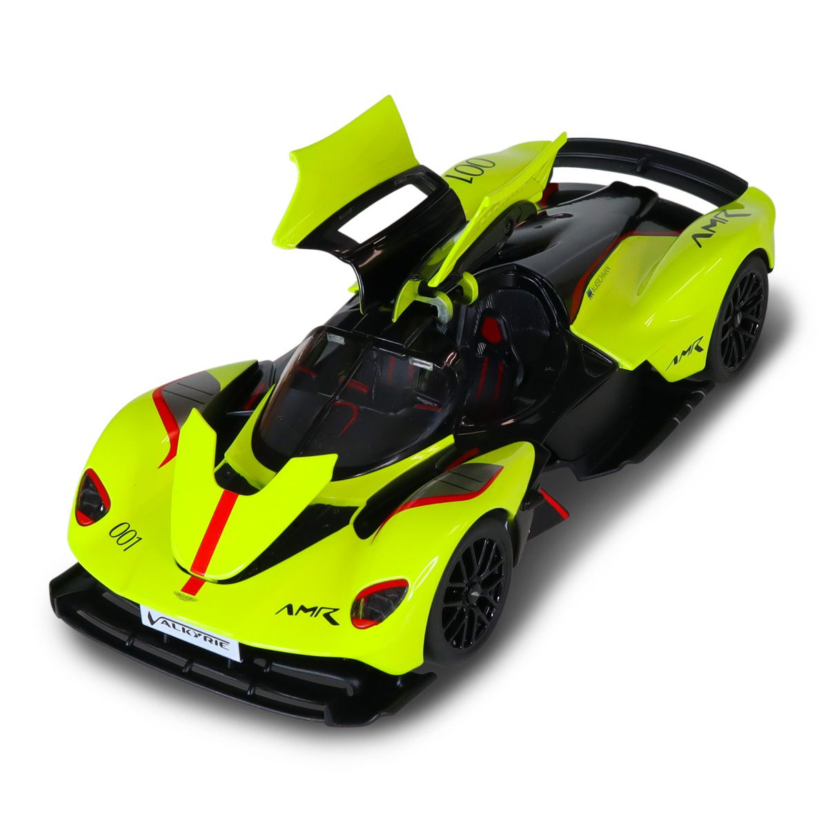 Автомодель - Aston Martin Valkyrie (жёлтый, 1:18)  фото 7