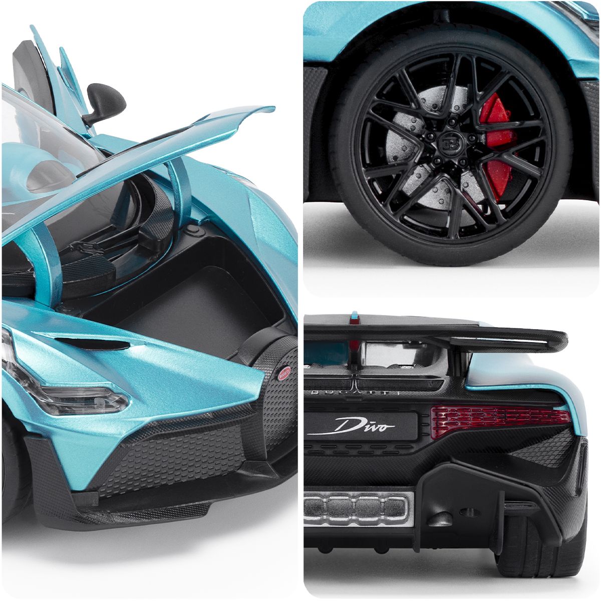 Автомодель - Bugatti Divo (синий, 1:18)  фото 7