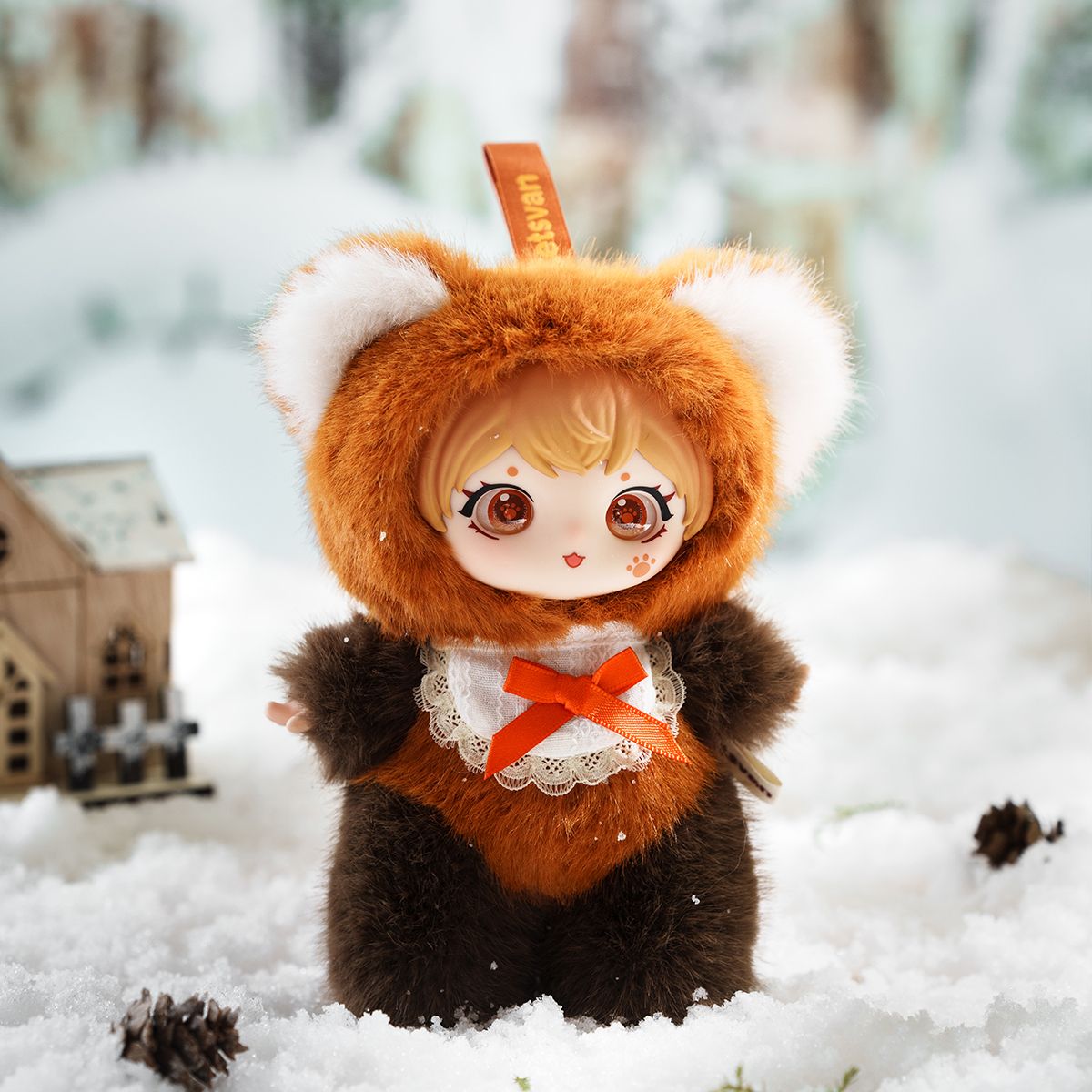 Коллекционная мягкая игрушка с кольцом Letsvan серии Ziyuli- Пати зверушек  фото 7