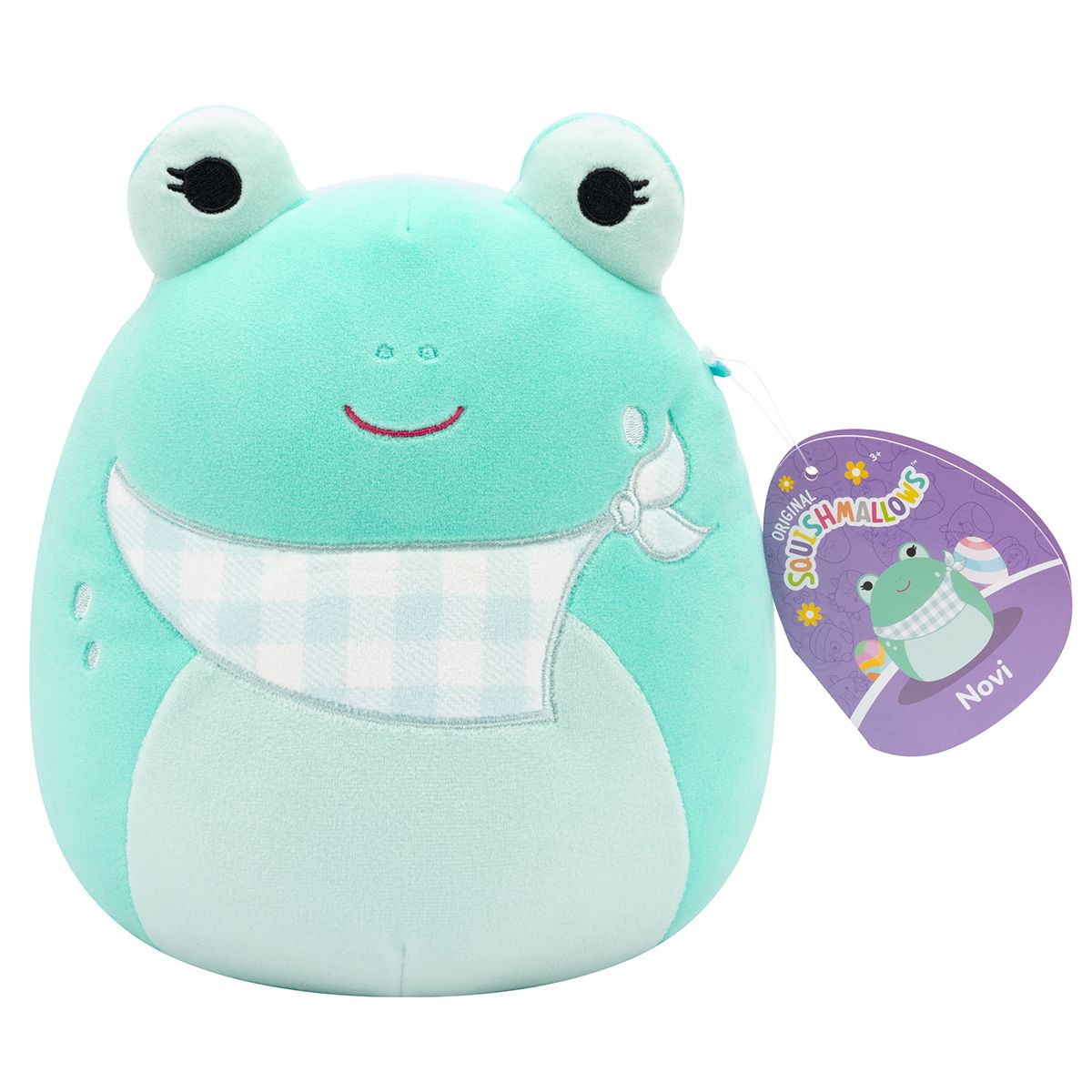 Мягкая игрушка Squishmallows - Жабка Нови (19 cm)  фото 7