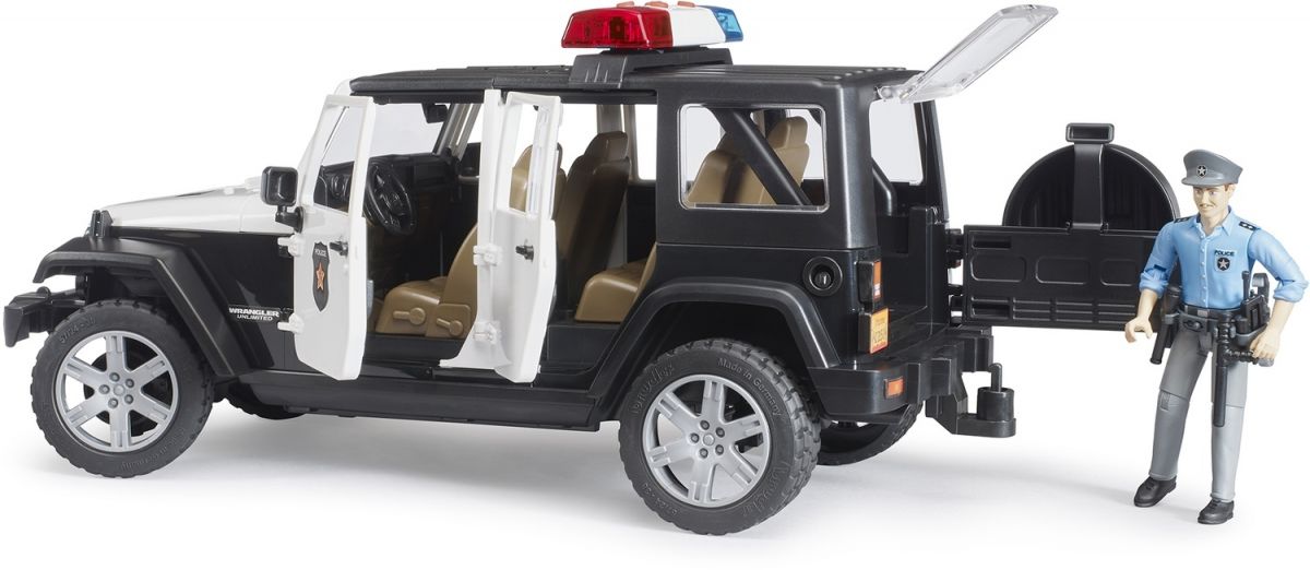 Набір іграшковий.  Поліцейське авто JEEP Wrangler Unlimited Rubicon та фігурка поліцейського  фото 7