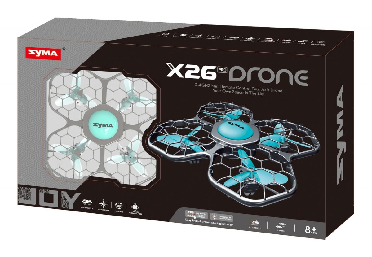 Квадрокоптер іграшковий X26PRO на р/к ТМ SYMA з розпізнаванням перешкод  фото 7