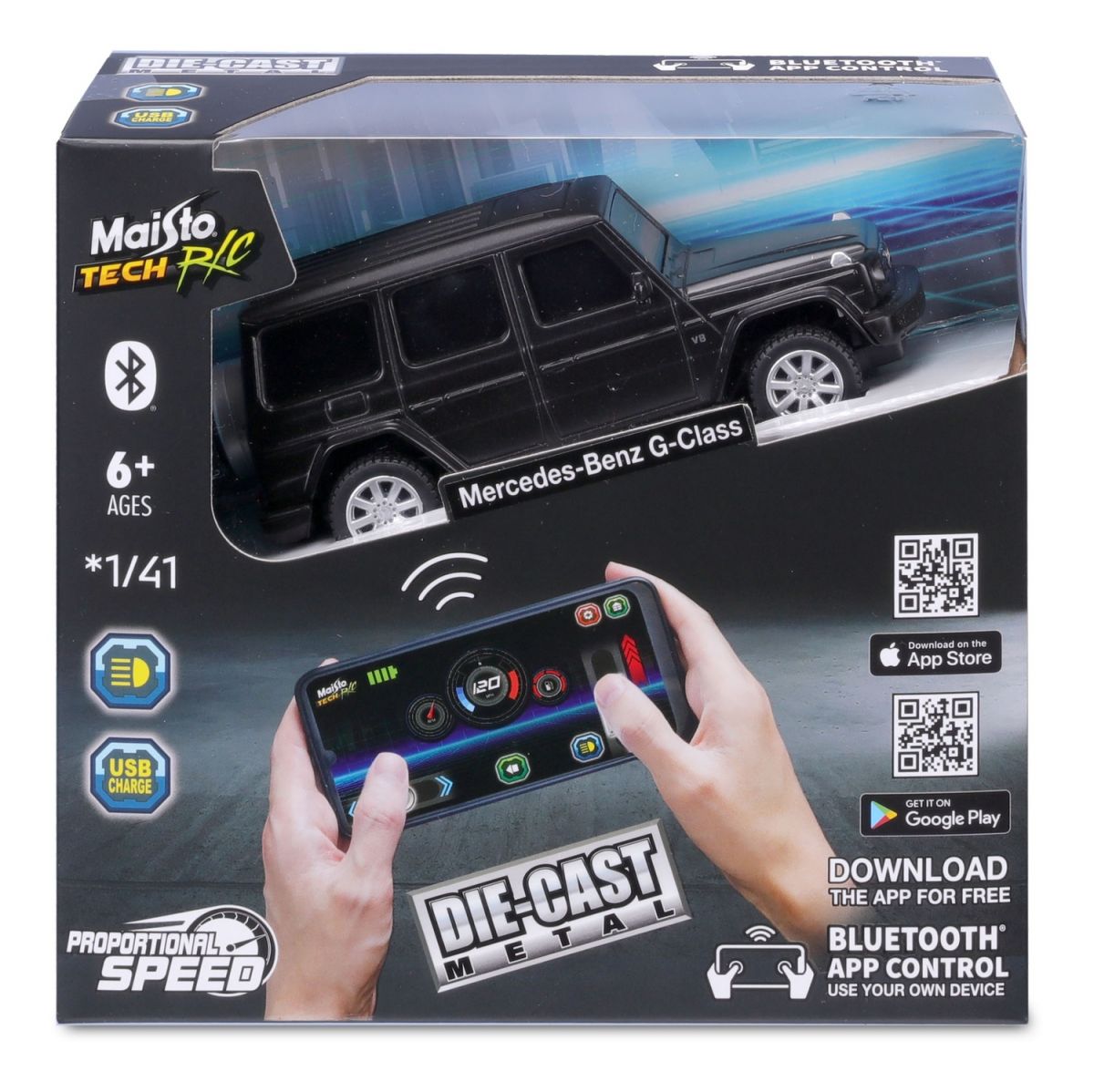 Машинка іграшкова на дистанційному керуванні Mercedes-Benz G-Class, масштаб 1:41  фото 7