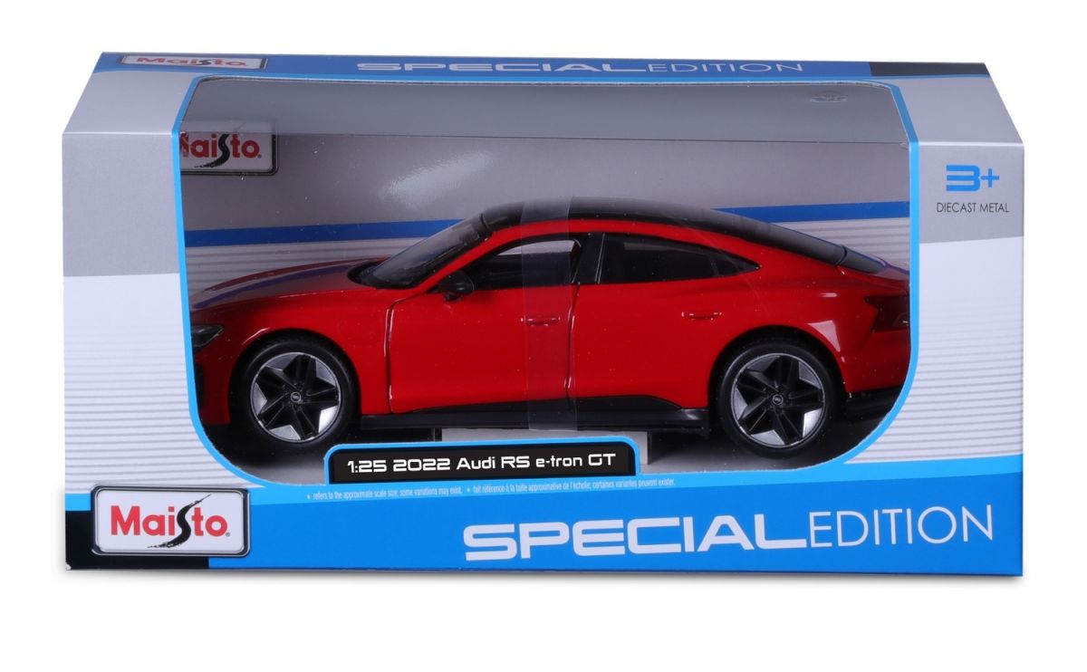 Автомодель в масштабе 1:24 - 2022 Audi RS e-tron GT красный  фото 7