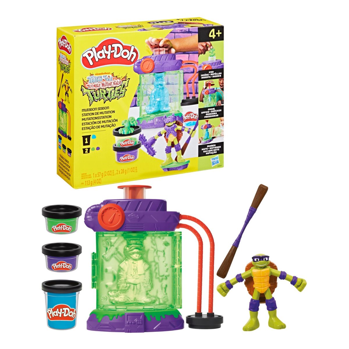 Play-Doh Набір для творчості з масою для ліплення Черепашки-ніндзя: Мутаційна станція  фото 7
