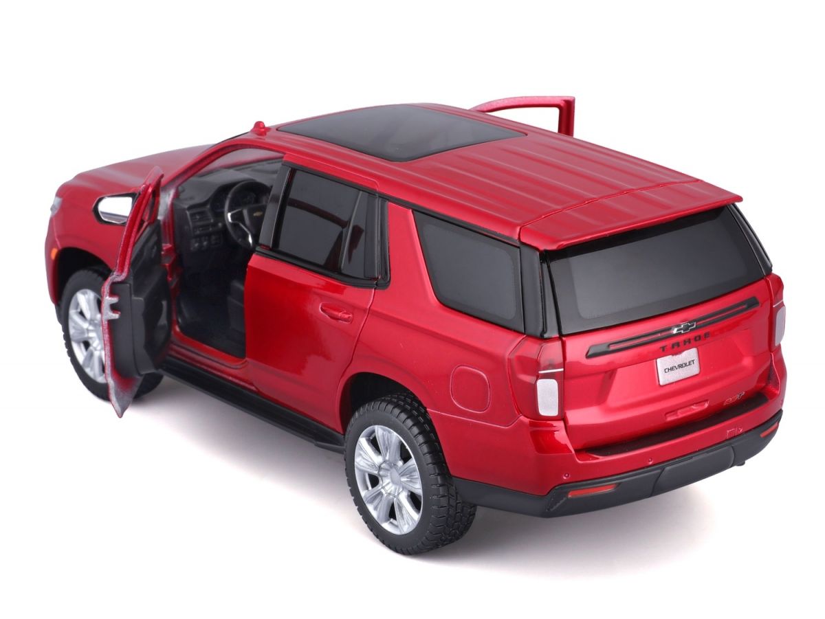 Автомодель в масштабе 1:24 - 2021 Chevy Tahoe красный  фото 7