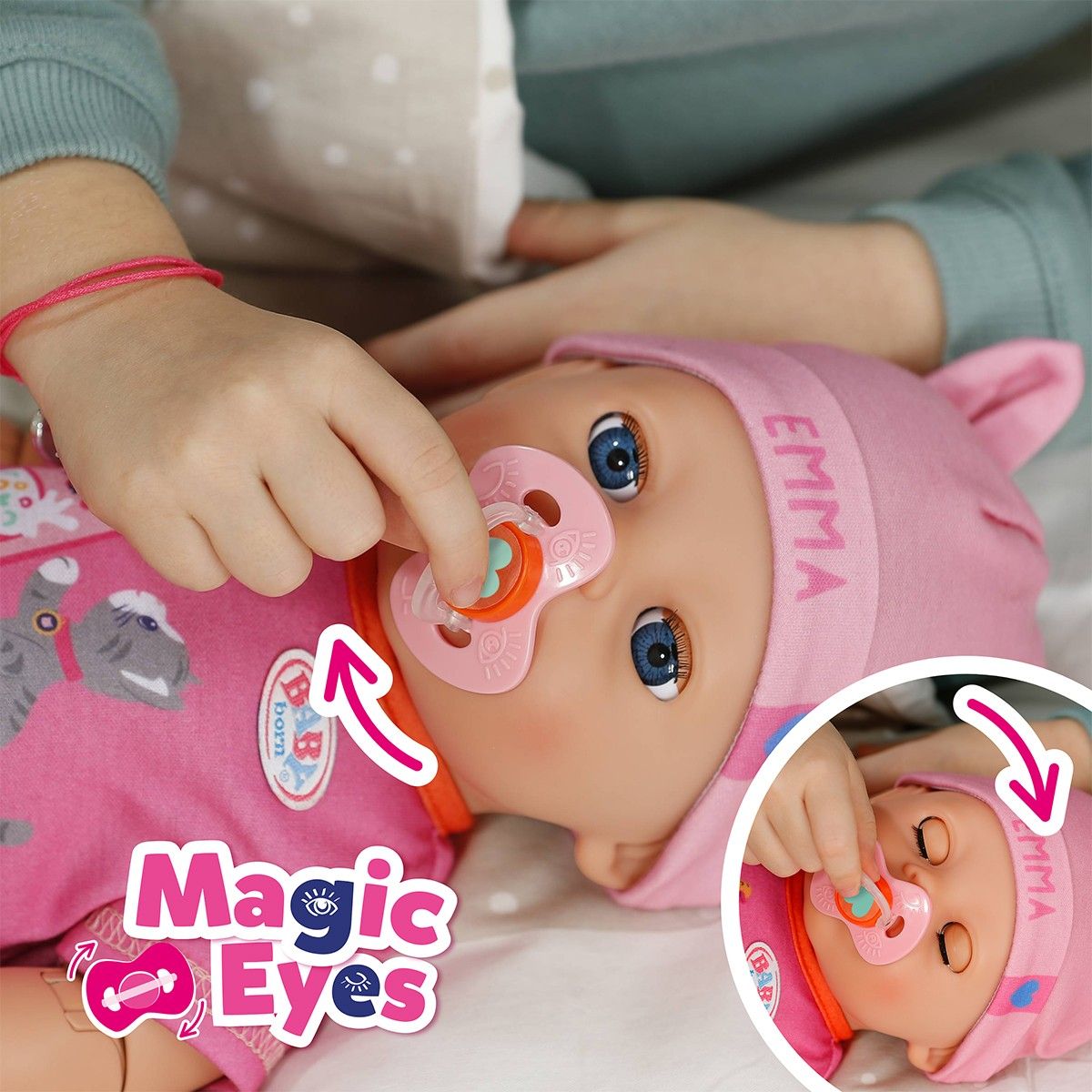 Кукла Baby Born серии Click and Play – Эмма  фото 7