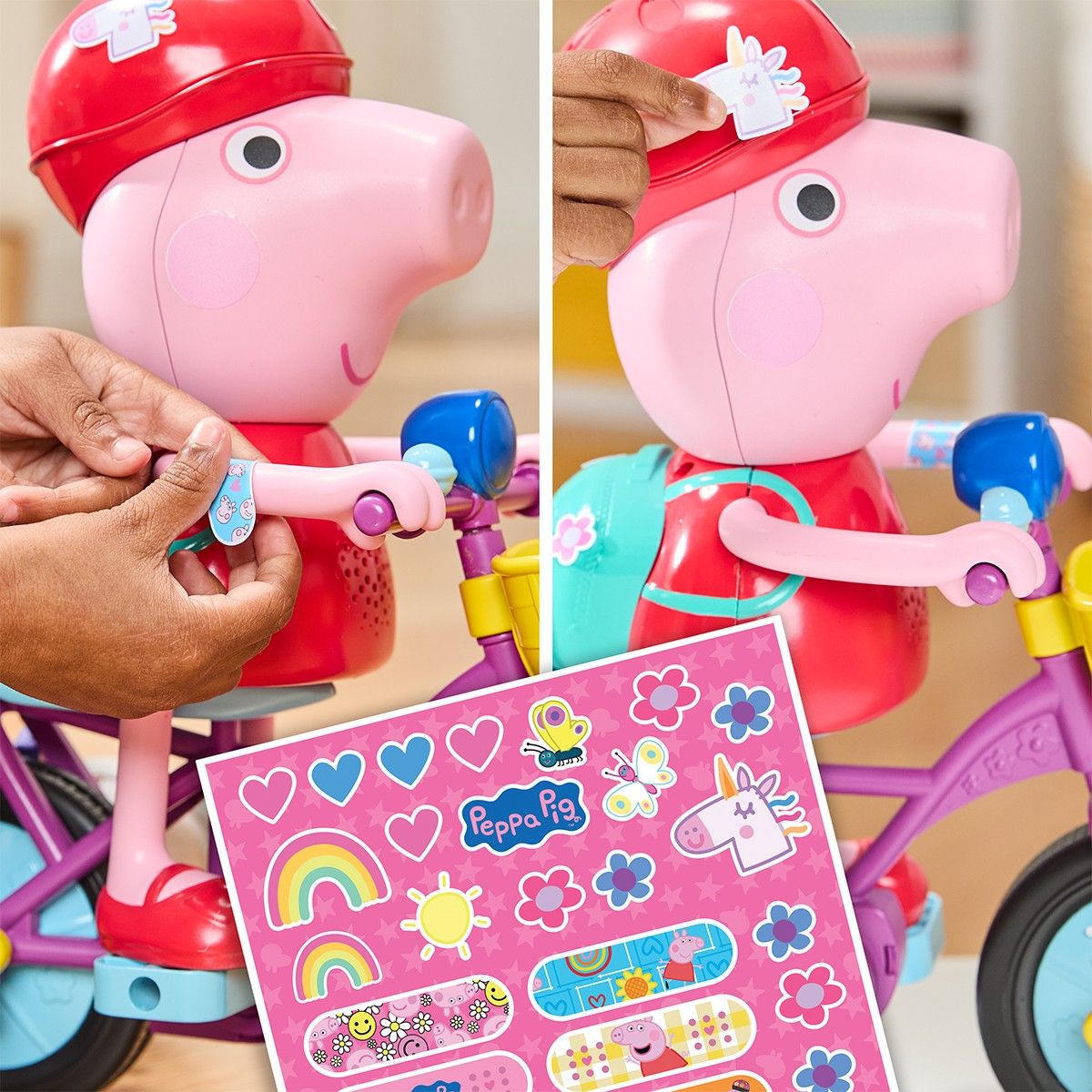 Интерактивный игровой набор Peppa – Пеппа на велосипеде  фото 7