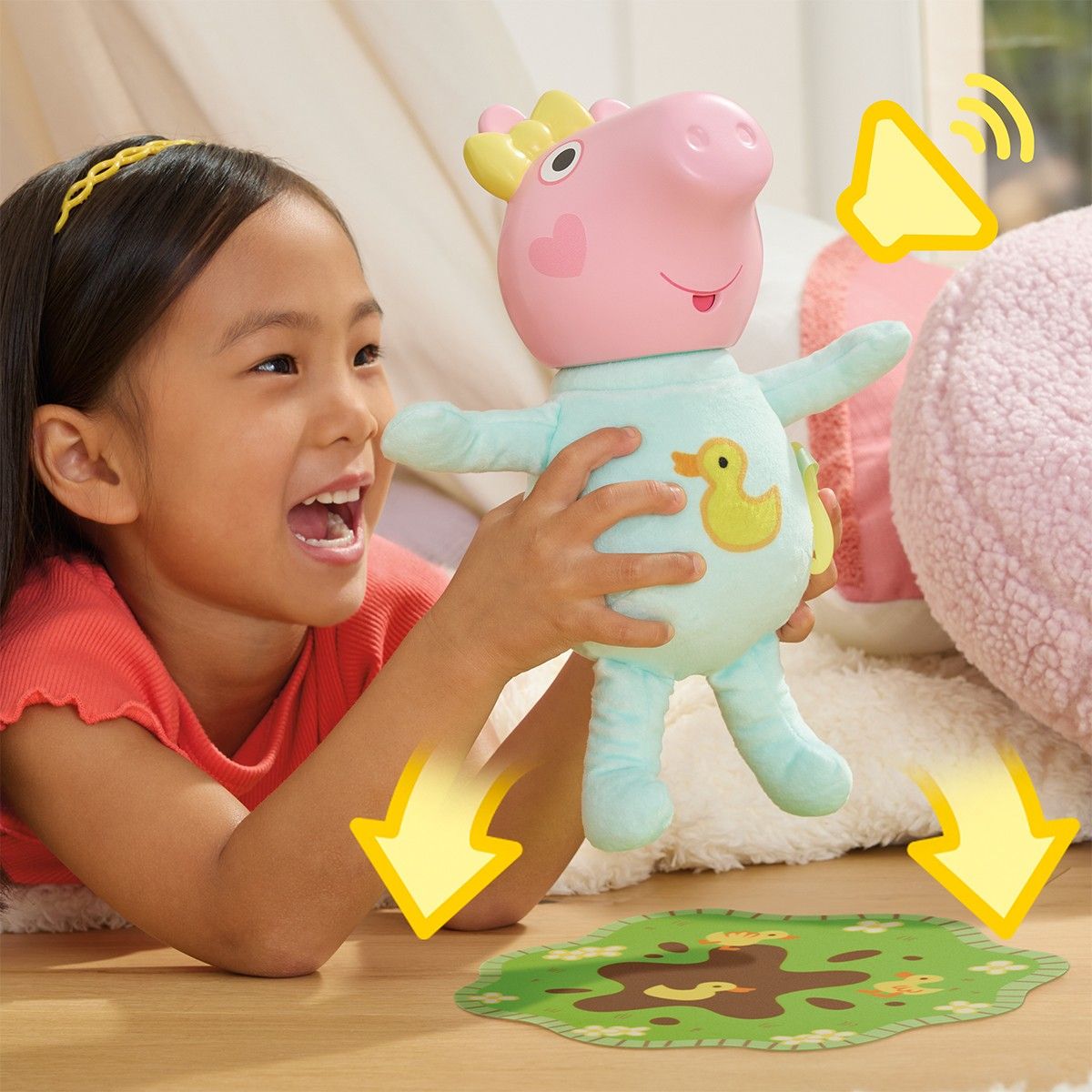 Интерактивная игрушка Peppa – Крошка Эви: хрюшки-обнимашки  фото 7