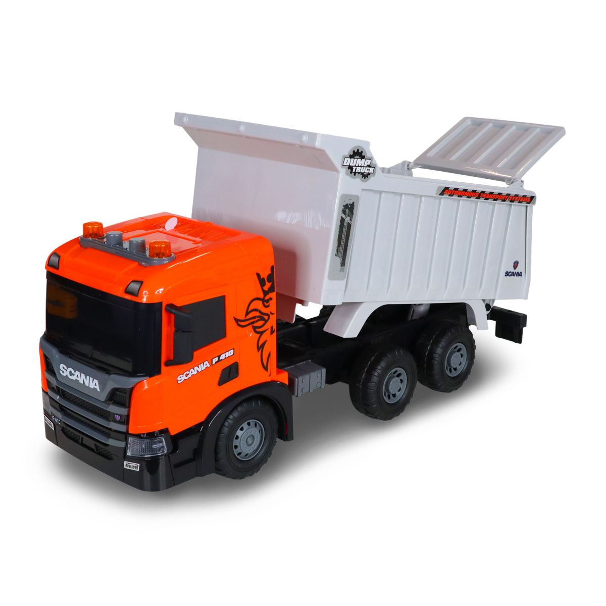 Автомодель серии Super Big Truck – Самосвал Scania (свет, звук)  фото 7