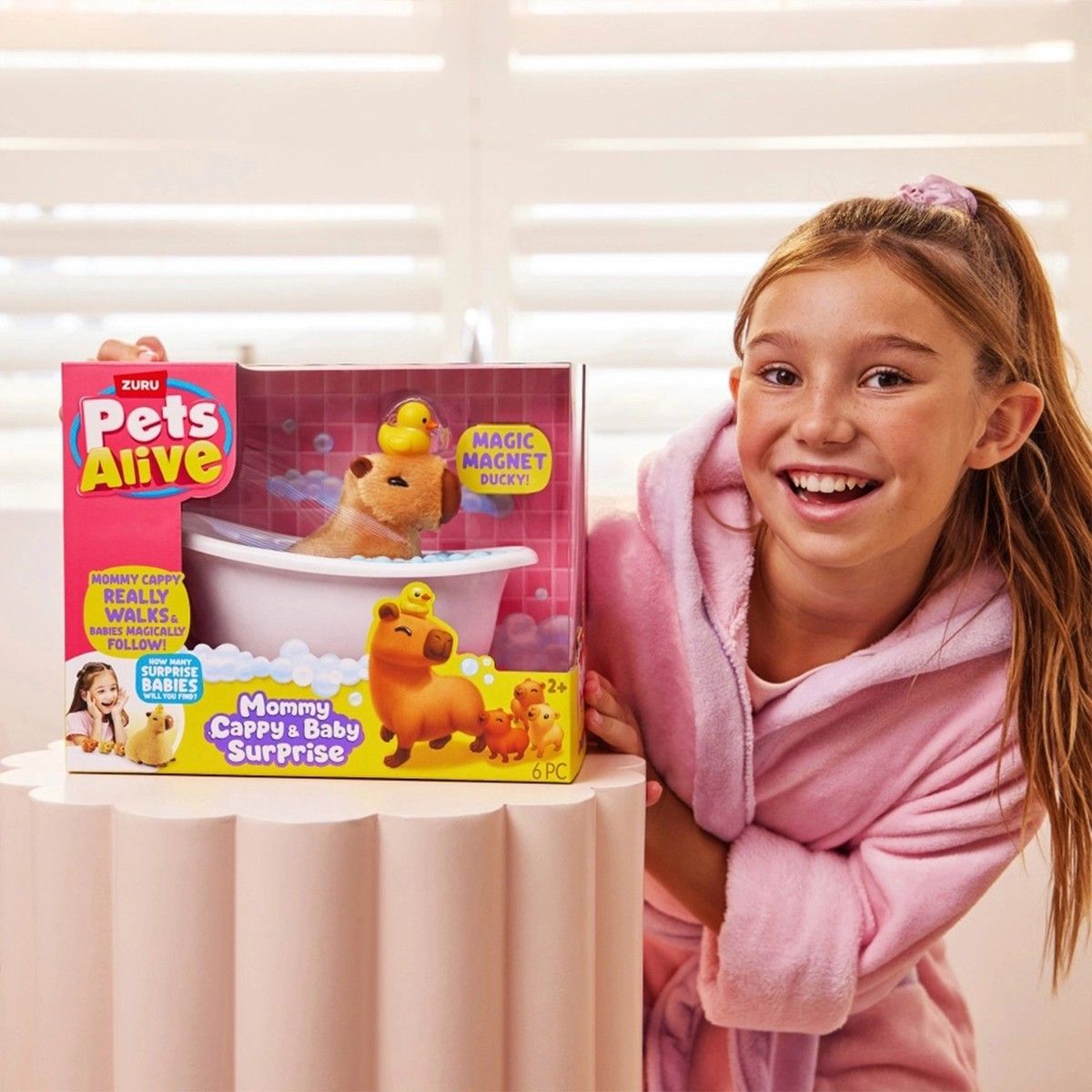 Интерактивный игровой набор Pets Alive – Мама капибара с сюрпризом  фото 7