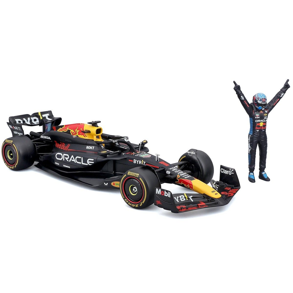 Автомодель з фігуркою – Oracle Red Bull Racing RB20 (2024) (1:24)  фото 7