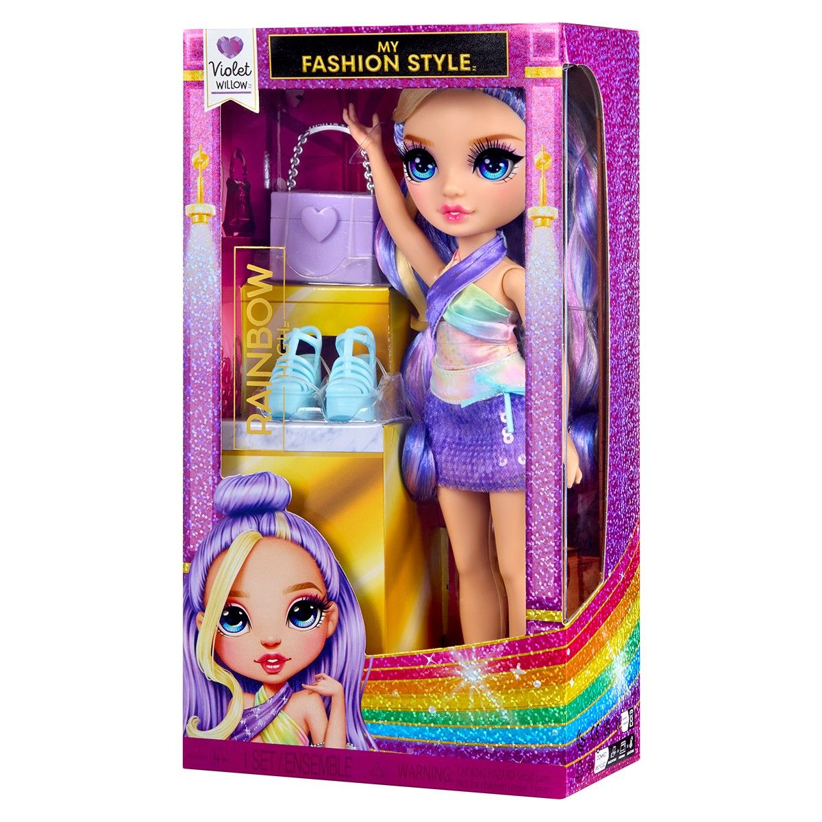Лялька Rainbow High серії My Fashion Style — Віолетта  фото 7