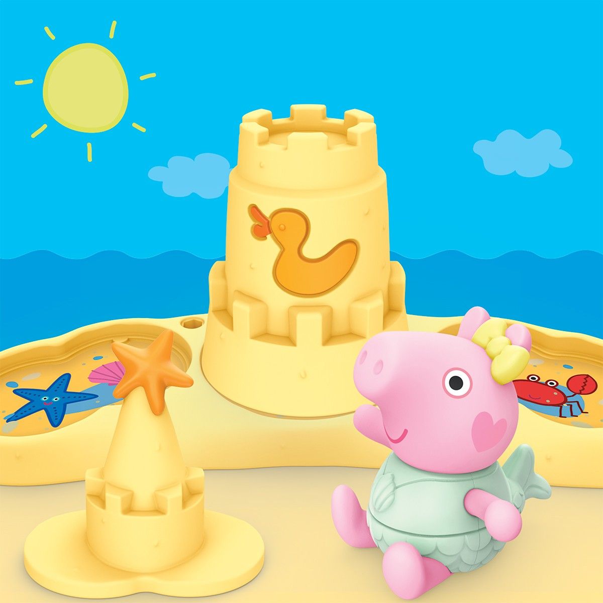 Игровой набор Peppa Figurines – Три маленькие свинки на пляже  фото 7