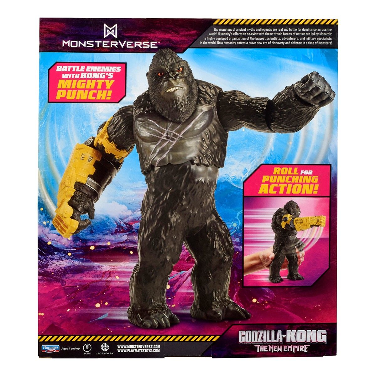 Фигурка Godzilla vs.  Kong – Конг гигант готов к бою  фото 7