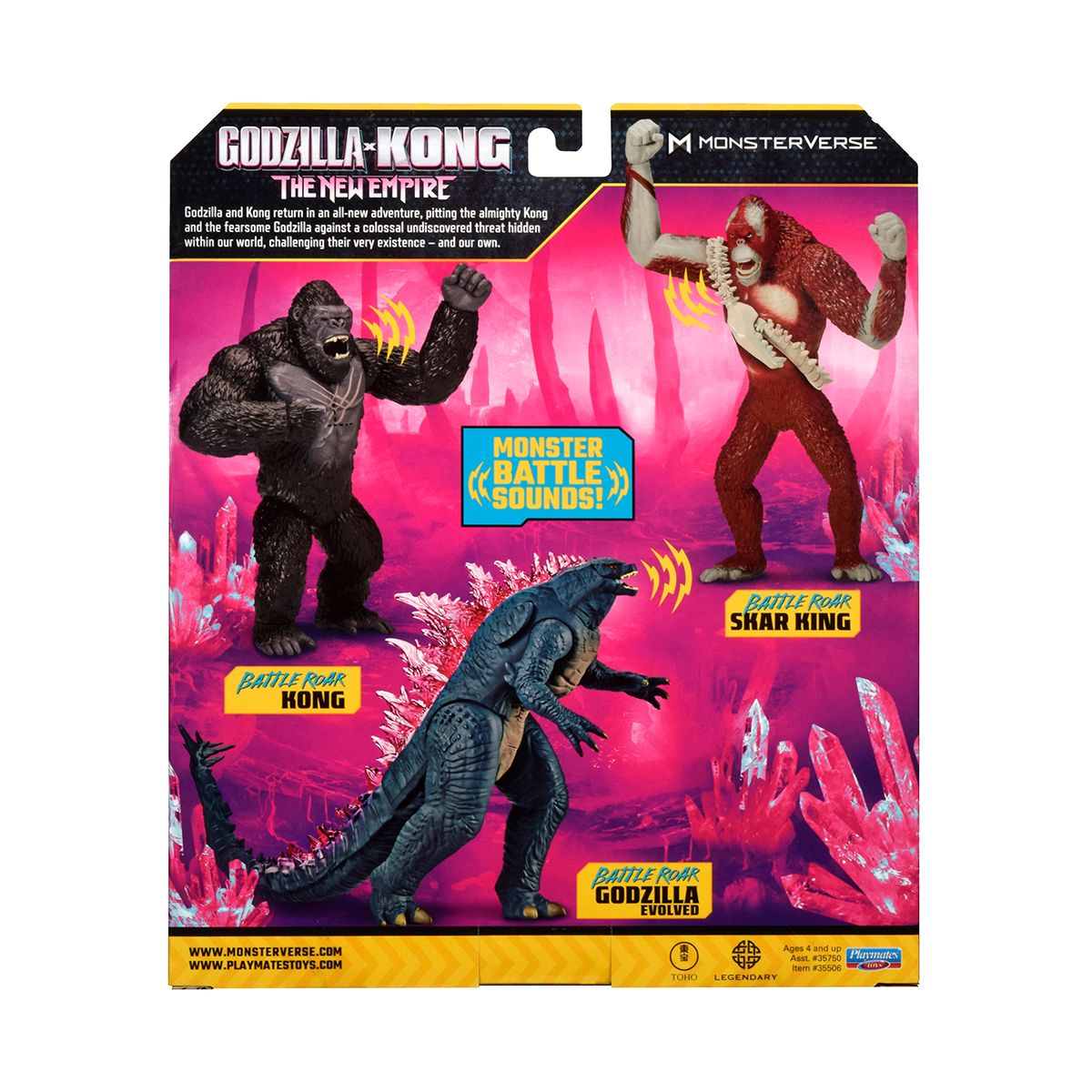 Фігурка Godzilla x Kong - Ґодзілла готова до бою (звук)  фото 7