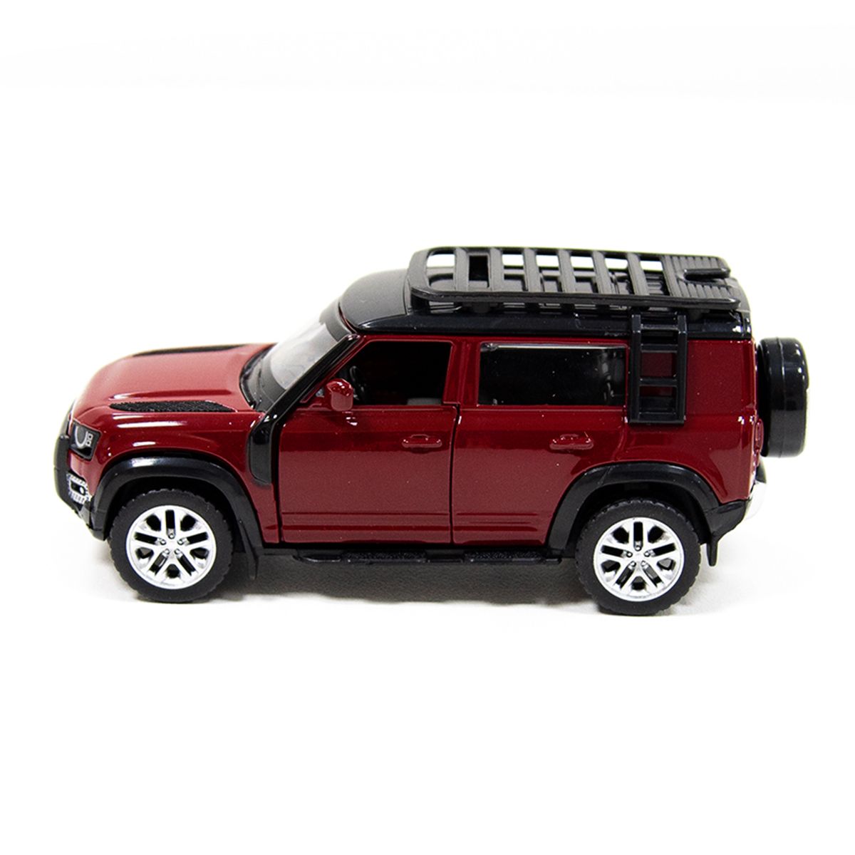 Автомодель - LAND ROVER DEFENDER 110 (червоний)  фото 7