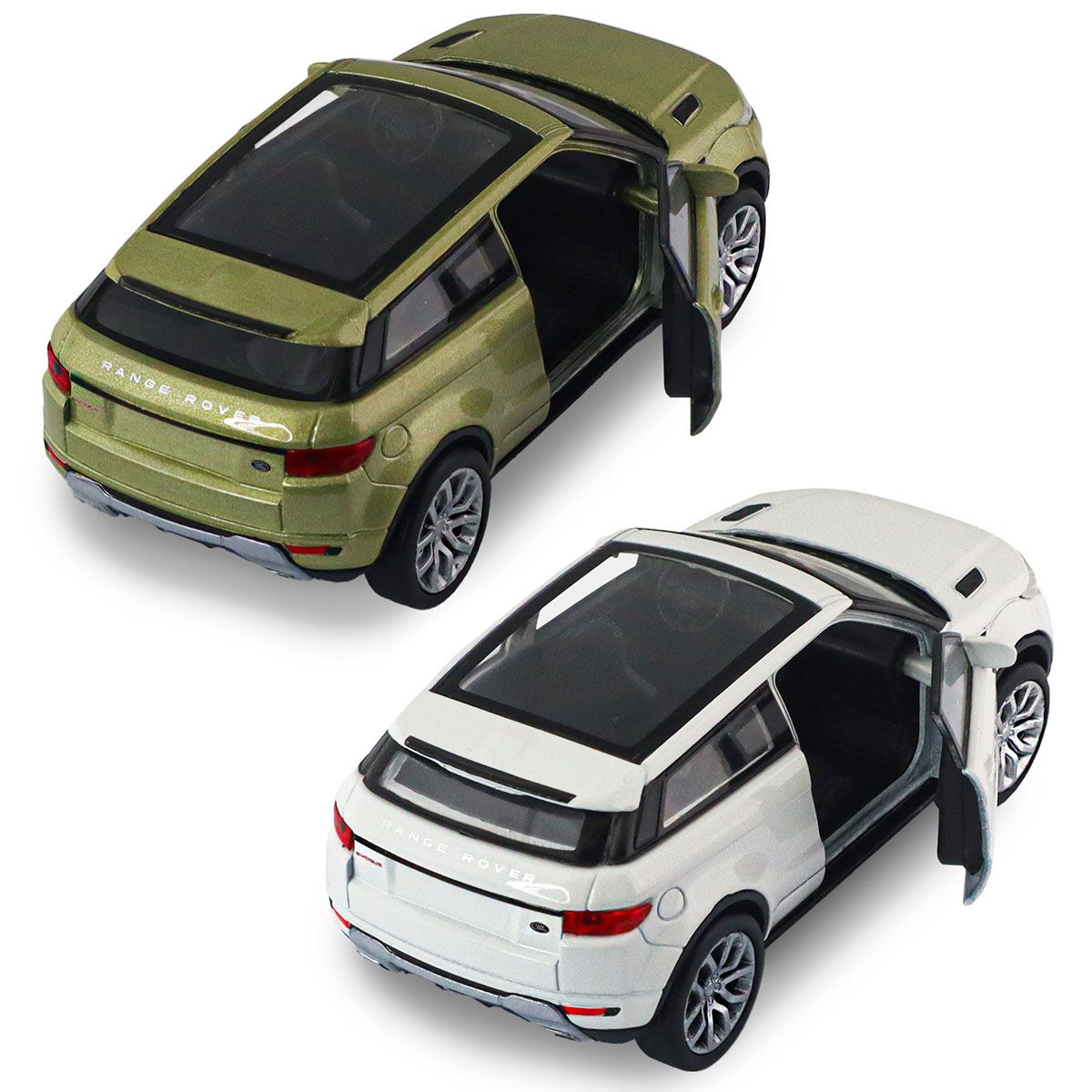 Автомодель - Land Rover Range Rover Evoque (белый, зеленый)  фото 7