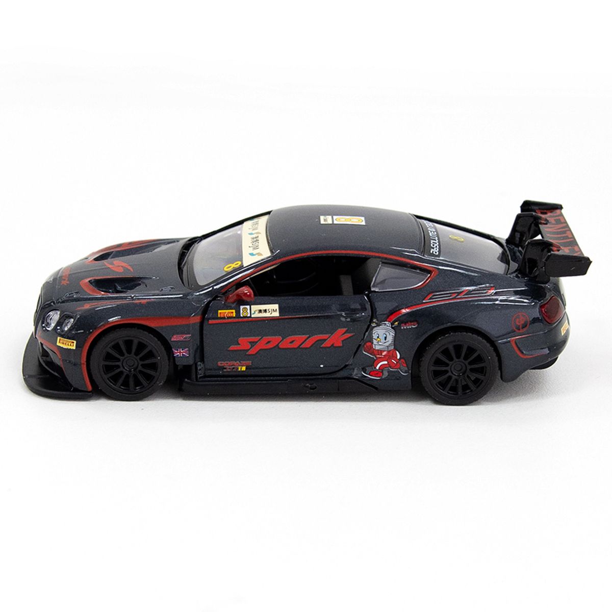 Автомодель - BENTLEY CONTINENTAL GT3 (чорний)  фото 7