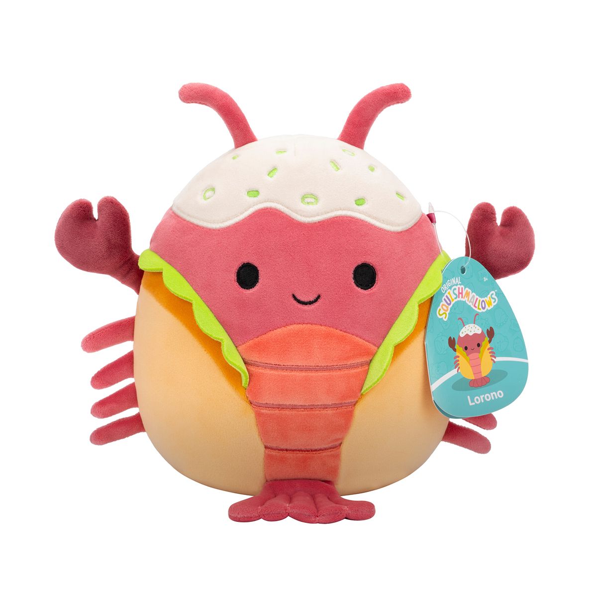 Мягкая игрушка Squishmallows – Лобстер Лороно (19 cm)  фото 7