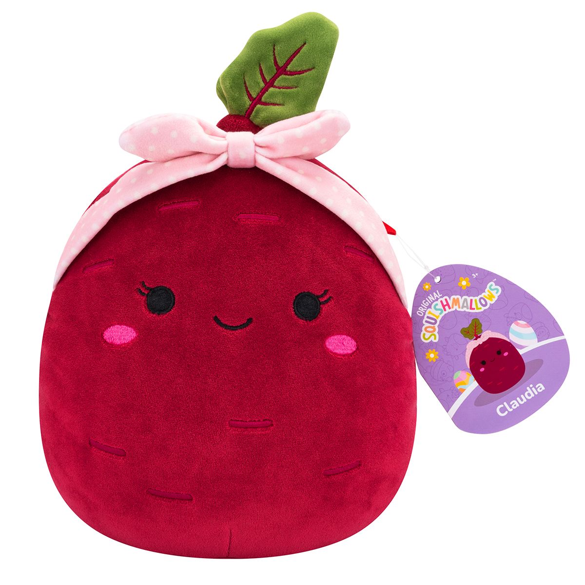 Мягкая игрушка Squishmallows - Свекла Клавдия (19 cm)  фото 7