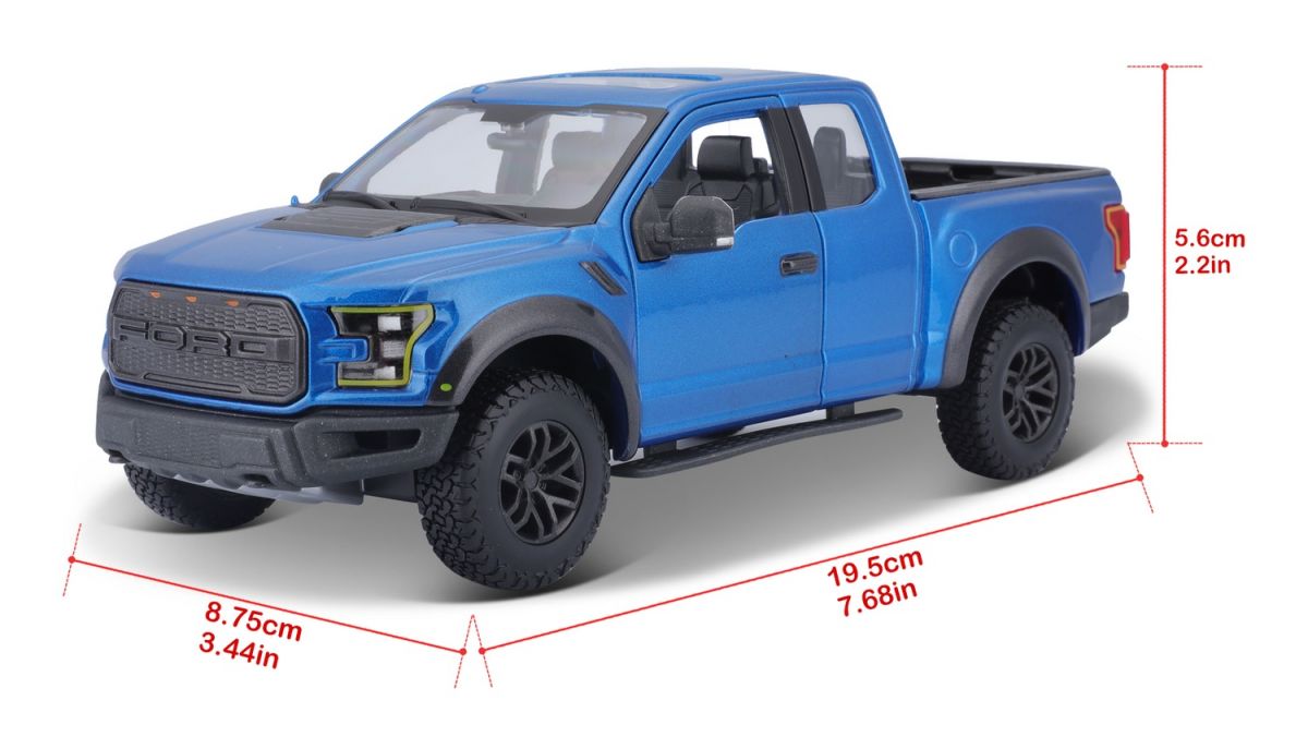 Машинка іграшкова 2017 Ford F-150 Raptor, масштаб 1:24  фото 7