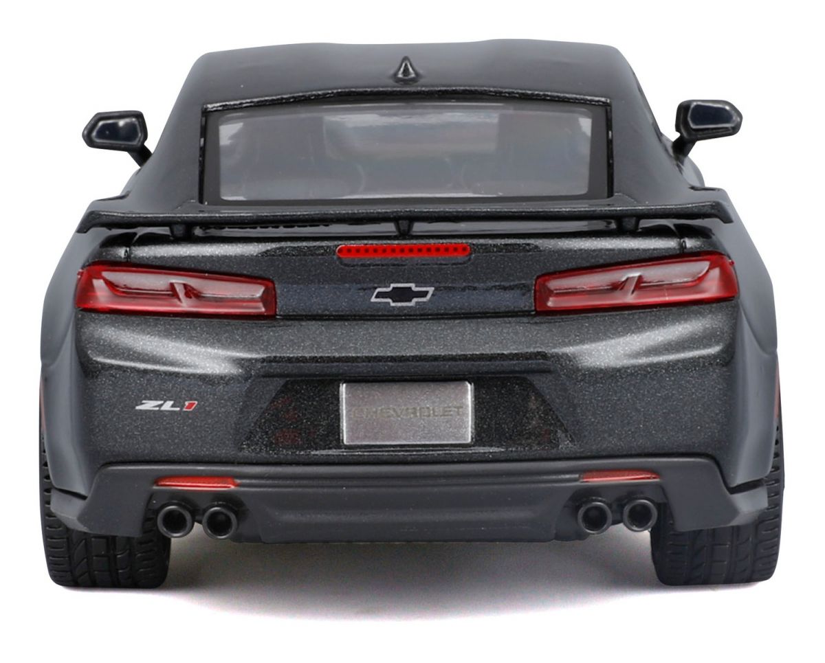 Збірна модель автомобіля 2017 Chevrolet Camaro ZL1, масштаб 1:24 металік сірий  фото 7