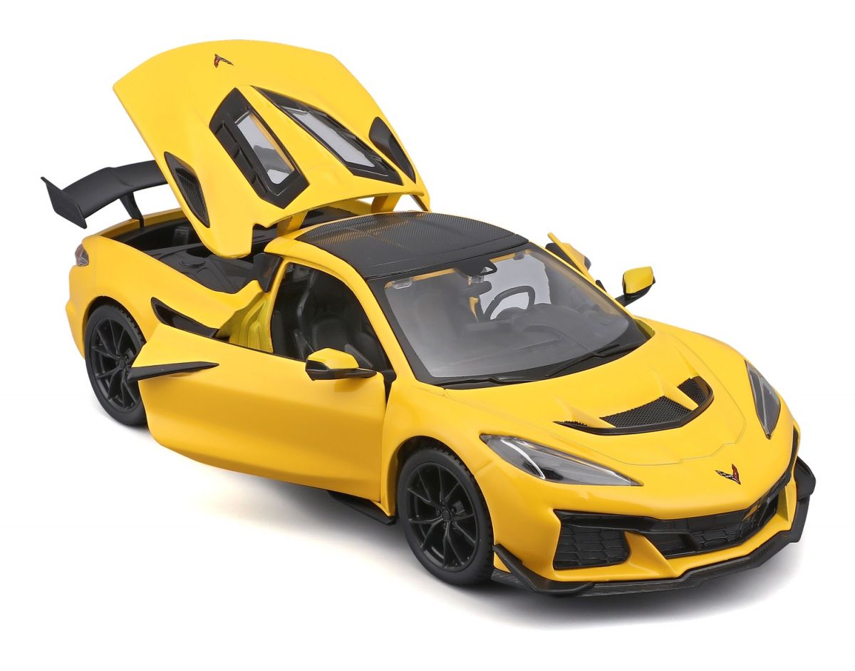 Машинка іграшкова 2025 Corvette ZR1 Coupe, масштаб 1:24 жовтий  фото 7