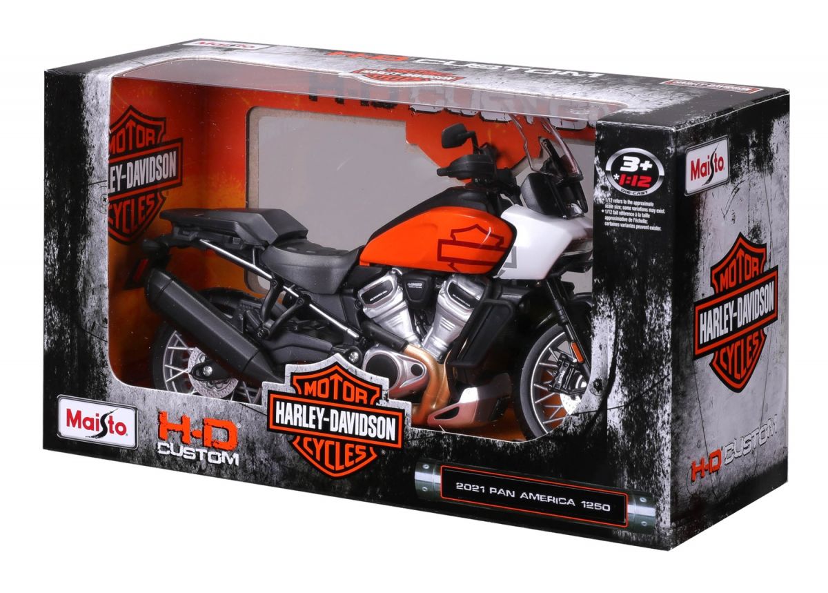 Мотоцикл іграшковий Harley-Davidson Motorcycles With Stand, масштаб 1:12, в асортименті  фото 7