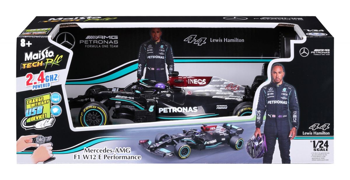 Машинка іграшкова на р/к F1 MERCEDES-AMG, масштаб 1:24, #44  Lewis Hamilton  фото 7