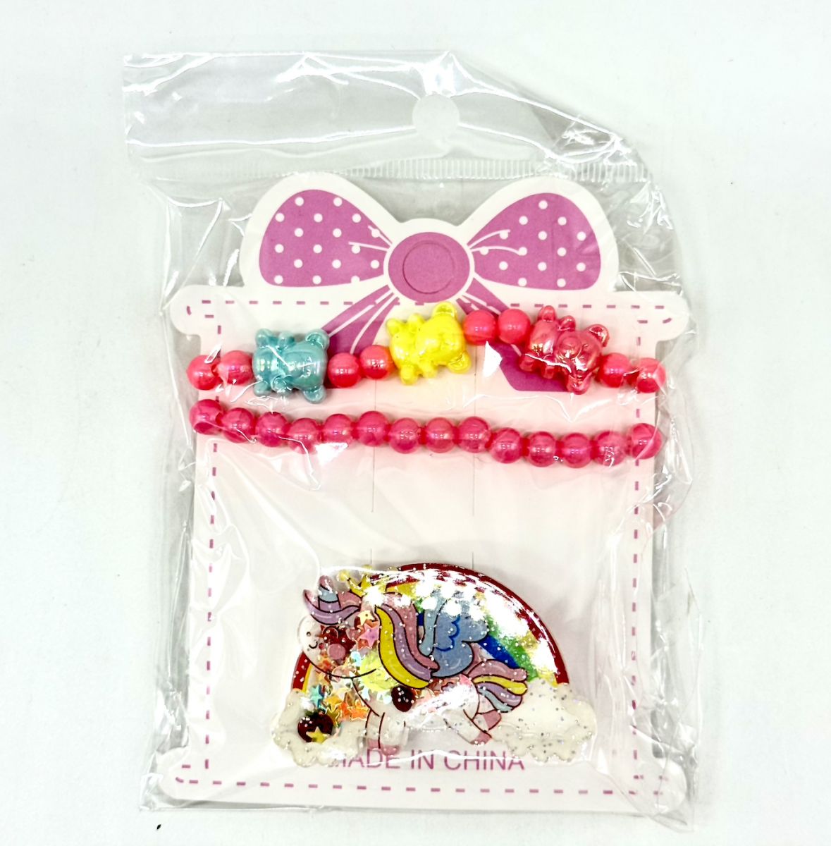 Набір аксесуарів - 3 штуки, браслети/заколка (МІКС ВИДІВ)  фото 8