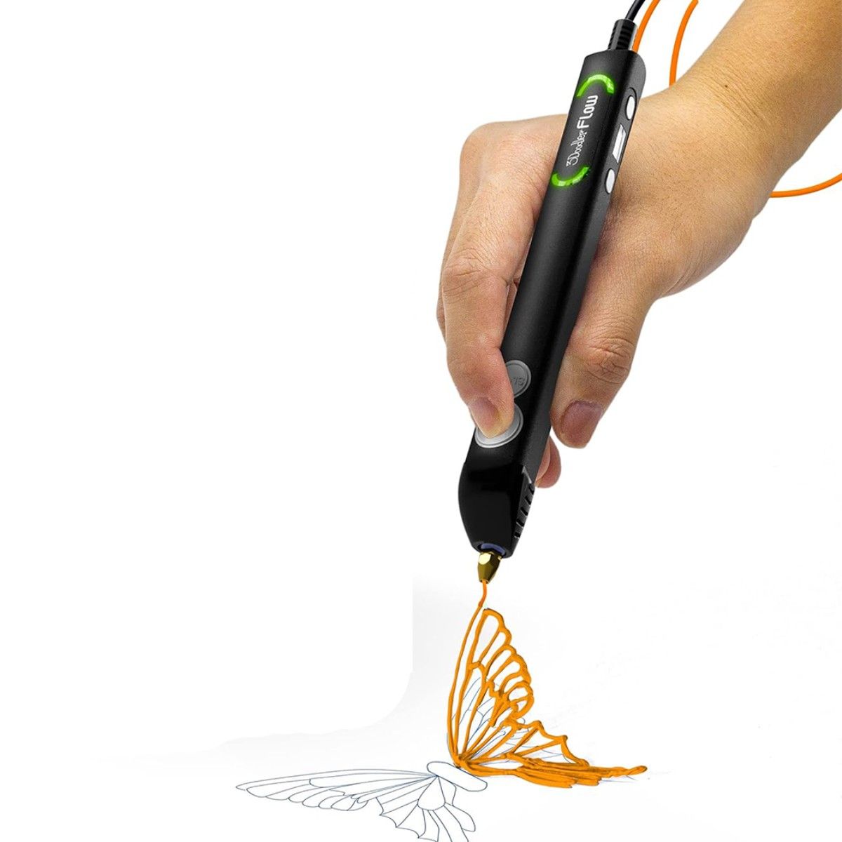 3D-ручка 3Doodler Flow для профессионального использования – Синяя