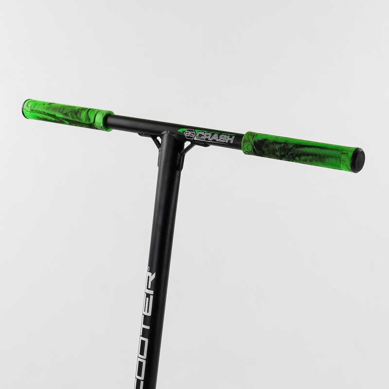 Самокат трюковий "Best Scooter. CRASH" (HIC-система, ПЕГІ, алюмінієвий диск і дека, колеса 110 мм PU, ширина керма - 57 см, в коробці) фото 8 Самокат трюковий "Best Scooter. CRASH" (HIC-система, ПЕГІ, алюмінієвий диск і дека, колеса 110 мм PU, ширина керма - 57 см, в коробці) фото 8