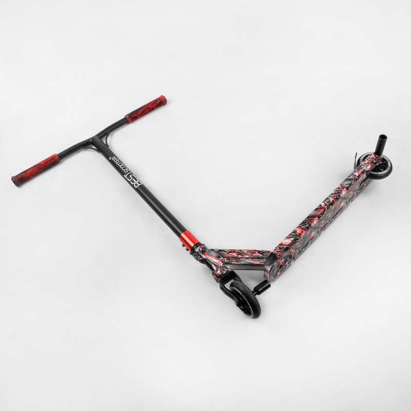 Самокат трюковий "Best Scooter" (HIC-система, ПЕГИ, алюмінієвий диск та дека з ПРИНТОМ, колеса PU, d = 110 мм, ширина керма - 60 см, в коробці) фото 8 Самокат трюковий "Best Scooter" (HIC-система, ПЕГИ, алюмінієвий диск та дека з ПРИНТОМ, колеса PU, d = 110 мм, ширина керма - 60 см, в коробці) фото 8