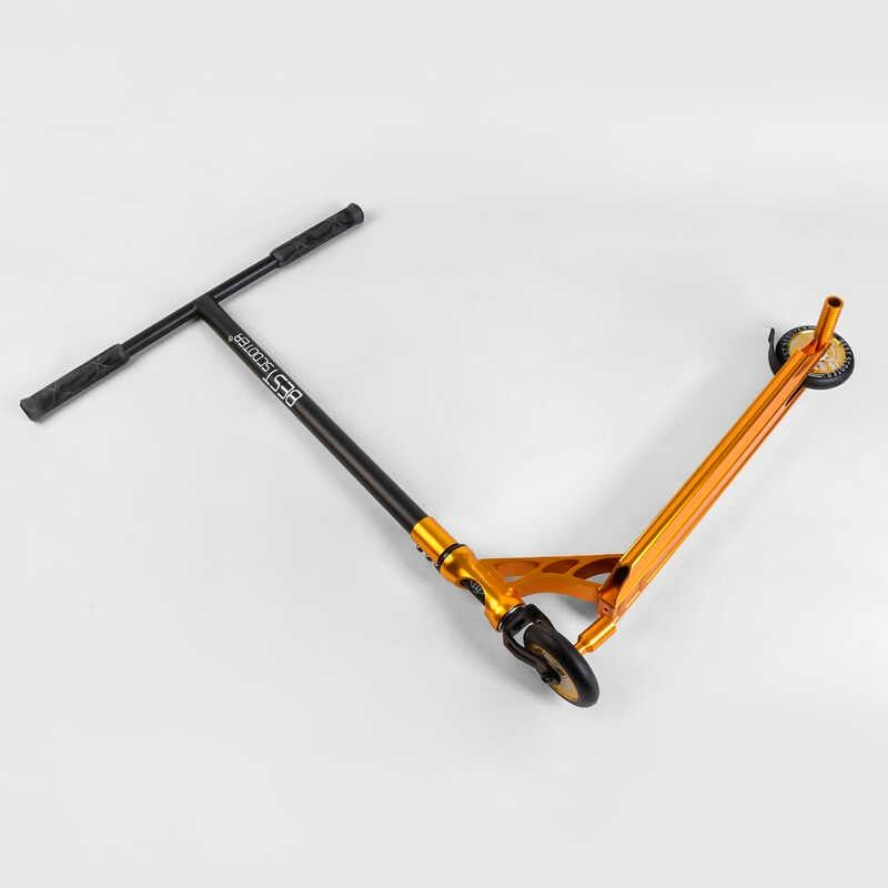 Самокат трюковий "Best Scooter" (HIC-система, ПЕГИ, алюмінієвий диск та дека, АНОДОВАНЕ ФАРБУВАННЯ, колеса PU, d = 110мм, ширина керма - 60 см) фото 8 Самокат трюковий "Best Scooter" (HIC-система, ПЕГИ, алюмінієвий диск та дека, АНОДОВАНЕ ФАРБУВАННЯ, колеса PU, d = 110мм, ширина керма - 60 см) фото 8