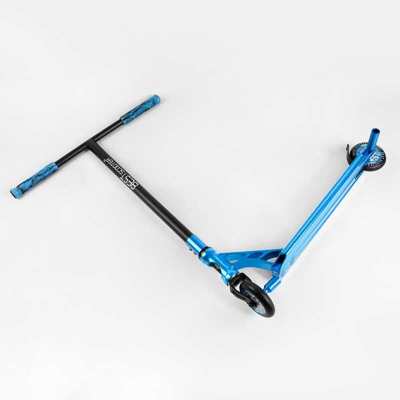Самокат трюковий "Best Scooter" (HIC-система, ПЕГИ, алюмінієвий диск та дека, АНОДОВАНЕ ФАРБУВАННЯ, колеса PU, d = 110мм, ширина керма - 60 см) фото 8 Самокат трюковий "Best Scooter" (HIC-система, ПЕГИ, алюмінієвий диск та дека, АНОДОВАНЕ ФАРБУВАННЯ, колеса PU, d = 110мм, ширина керма - 60 см) фото 8