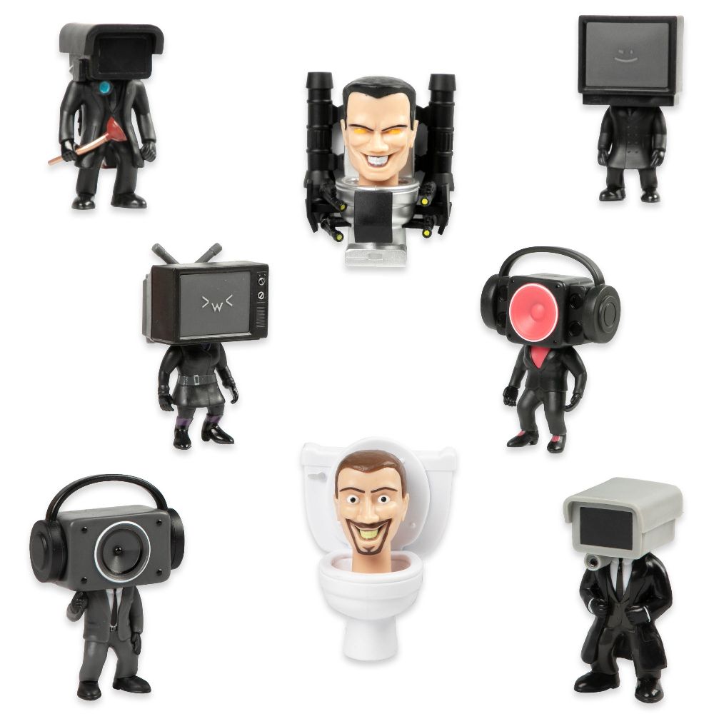 Іграшка-сюрприз з колекційною фігуркою Mystery Figure, Skibidi Toilet фото 8 Іграшка-сюрприз з колекційною фігуркою Mystery Figure, Skibidi Toilet фото 8